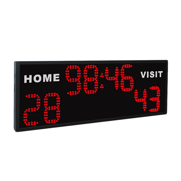 Kontroll mill-bogħod Scoreboard Elettroniku aħmar